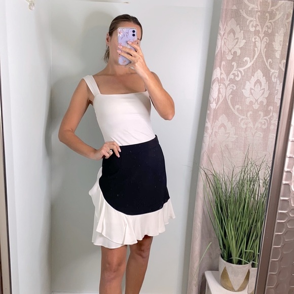 kate spade Dresses & Skirts - NWT Kate Spade New York black crepe ruffle skirt